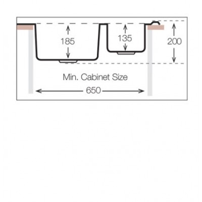 Кухонная мойка TopZero (prime) LTL 945.510.15.GT8K Кухонная мойка TopZero (prime) LTL 945.510.15.GT8K
