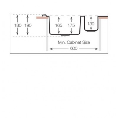 Кухонная мойка TopZero (wellinox) COP 780.480.15 - GT8K Кухонная мойка TopZero (wellinox) COP 780.480.15 - GT8K