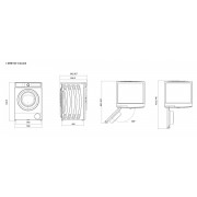 DeLonghi стиральная машина отдельностоящая DWM 724 VI ALICIA