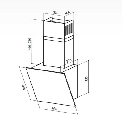 Вытяжка LEX TOUCH 600 WHITE Вытяжка LEX TOUCH 600 WHITE