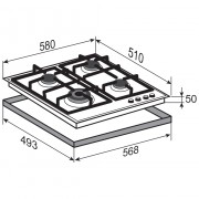 Варочная поверхность Zigmund & Shtain G 14.6 S