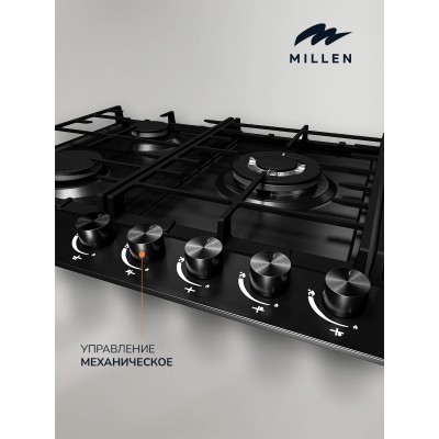 MILLEN MGH 901 BL газовая варочная поверхность MILLEN MGH 901 BL газовая варочная поверхность