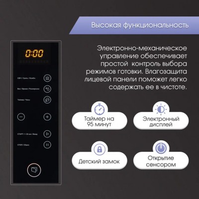 Микроволновая печь Zigmund & Shtain BMO 15.252 B Микроволновая печь Zigmund & Shtain BMO 15.252 B