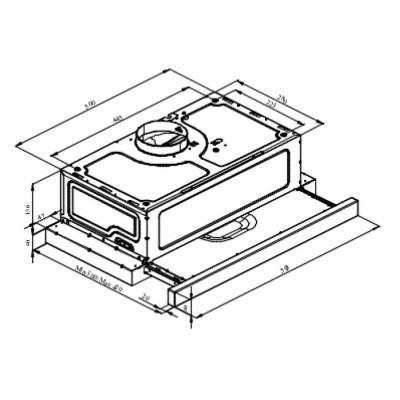 Вытяжка SCHAUB LORENZ SLD TS 6608 Вытяжка SCHAUB LORENZ SLD TS 6608