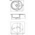 Кухонная мойка Флорентина РОДОС 620 антрацит Кухонная мойка Флорентина РОДОС 620 антрацит