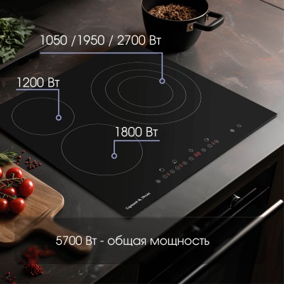 Варочная поверхность Zigmund & Shtain CN 39.6 B Варочная поверхность Zigmund & Shtain CN 39.6 B