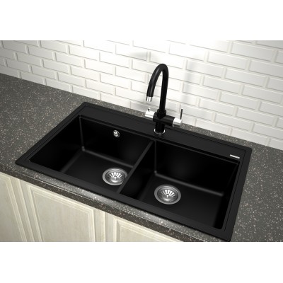 Кухонная мойка Флорентина ЛИПСИ 820 антрацит Кухонная мойка Флорентина ЛИПСИ 820 антрацит