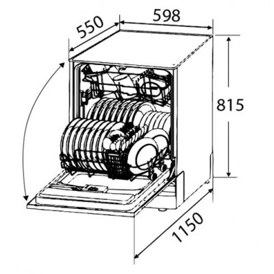 Посудомоечная машина Zigmund & Shtain DW 169.6009 X Посудомоечная машина Zigmund & Shtain DW 169.6009 X