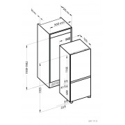 Zigmund & Shtain BR 19 X холодильник встраиваемый
