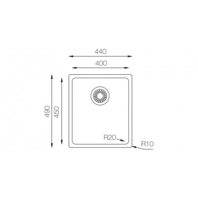Кухонная мойка TopZero (prime) ME 450.GT10K Кухонная мойка TopZero (prime) ME 450.GT10K
