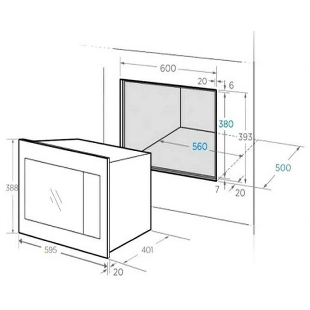 Микроволновая печь dexp b25bbdwg схема встраивания