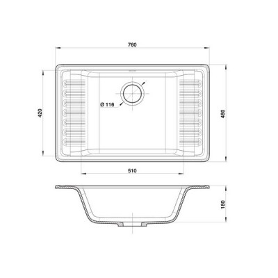 Мойка GRANFEST GF-ZW-71 песочный Мойка GRANFEST GF-ZW-71 песочный
