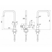 Смеситель PAULMARK Wetter We213030-SS нержавеющая сталь (с подкл. фильтра)