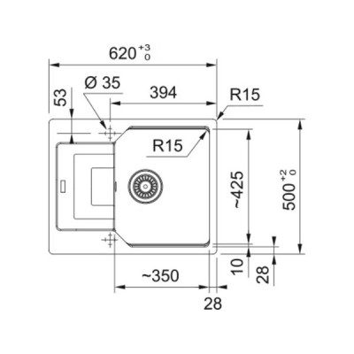 Мойка Franke UBG 611-62 черный матовый (114.0696.197) Мойка Franke UBG 611-62 черный матовый (114.0696.197)