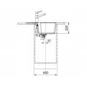 Мойка Franke UBG 611-62 черный матовый (114.0696.197)