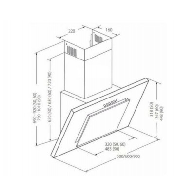 ВЫТЯЖКА AKPO WK-4 Nero eco 60 см. белый ВЫТЯЖКА AKPO WK-4 Nero eco 60 см. белый