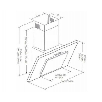 ВЫТЯЖКА AKPO WK-4 Nero eco 60 см. черный ВЫТЯЖКА AKPO WK-4 Nero eco 60 см. черный