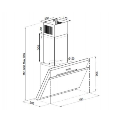 ВЫТЯЖКА SIMFER 8651SM белый ВЫТЯЖКА SIMFER 8651SM белый