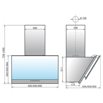 ВЫТЯЖКА ЭЛИКОР Рубин S4 50 антрацит/стекло черное ВЫТЯЖКА ЭЛИКОР Рубин S4 50 антрацит/стекло черное