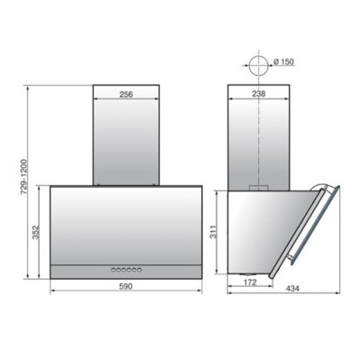 ВЫТЯЖКА ЭЛИКОР Рубин S4 60 крем/крем ВЫТЯЖКА ЭЛИКОР Рубин S4 60 крем/крем