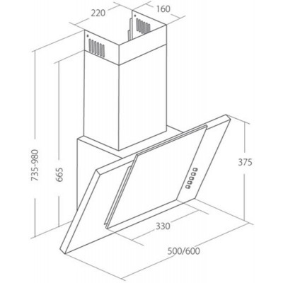 Вытяжка AKPO WK-4 Mirt eco 60 см. черный Вытяжка AKPO WK-4 Mirt eco 60 см. черный