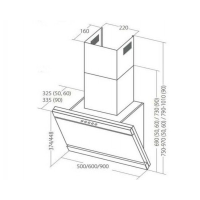 ВЫТЯЖКА AKPO WK-4 Kastos eco 60 см. черный ВЫТЯЖКА AKPO WK-4 Kastos eco 60 см. черный