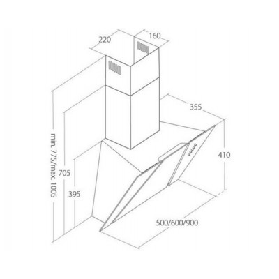 ВЫТЯЖКА AKPO WK-4 Cetias eco 50 см. белый ВЫТЯЖКА AKPO WK-4 Cetias eco 50 см. белый