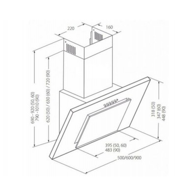 ВЫТЯЖКА AKPO WK-4 Nero eco 60 см. металлик/черное стекло ВЫТЯЖКА AKPO WK-4 Nero eco 60 см. металлик/черное стекло