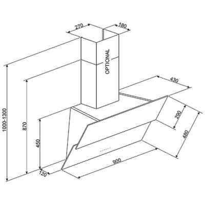 ВЫТЯЖКА SMEG KSVV90NRA ВЫТЯЖКА SMEG KSVV90NRA