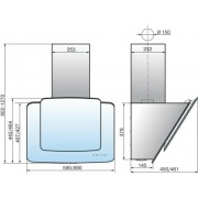ВЫТЯЖКА ЭЛИКОР Кварц 90 бежевый/крем
