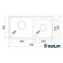 OULIN OL-H9903 780х430мм OULIN OL-H9903 780х430мм