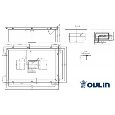 OULIN OL-FU113 756х506мм OULIN OL-FU113 756х506мм