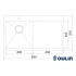 OULIN OL-FTL101R 890х510мм OULIN OL-FTL101R 890х510мм