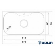 OULIN OL-330 870х500мм