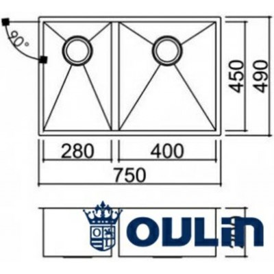 OULIN OL-F202 750х490мм OULIN OL-F202 750х490мм