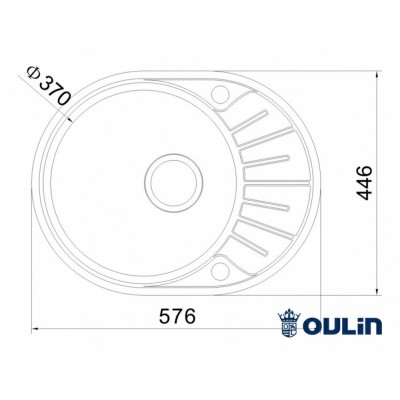 МОЙКА OULIN OL-R101 576х446мм МОЙКА OULIN OL-R101 576х446мм