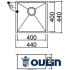 МОЙКА OULIN OL-F101 N 440х440мм МОЙКА OULIN OL-F101 N 440х440мм