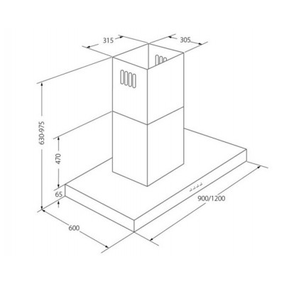 ВЫТЯЖКА WK-9 Isla Feniks glass 90 см. черный ВЫТЯЖКА WK-9 Isla Feniks glass 90 см. черный