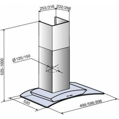 ВЫТЯЖКА ЭЛИКОР Аметист 90 сильвер/тонир.гал ВЫТЯЖКА ЭЛИКОР Аметист 90 сильвер/тонир.гал