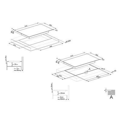 Электрическая варочная панель стеклокерамика SMEG SE332EB Электрическая варочная панель стеклокерамика SMEG SE332EB