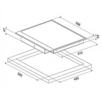 Электрическая варочная панель стеклокерамика SMEG P864PО Электрическая варочная панель стеклокерамика SMEG P864PО