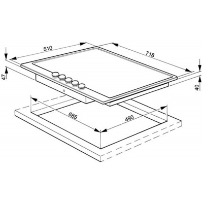 Электрическая варочная панель стеклокерамика SMEG P875P Электрическая варочная панель стеклокерамика SMEG P875P