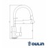 OULIN OL-8016 Смеситель сатин OULIN OL-8016 Смеситель сатин