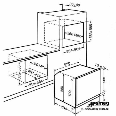 ЭЛЕКТРИЧЕСКИЙ ДУХОВОЙ ШКАФ SMEG SFP750POPZ ЭЛЕКТРИЧЕСКИЙ ДУХОВОЙ ШКАФ SMEG SFP750POPZ