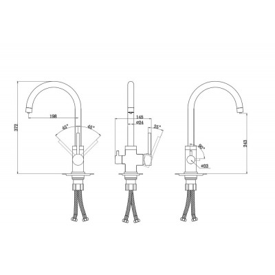 Смеситель PAULMARK Essen Es213211-BR бронза (с подкл. фильтра) Смеситель PAULMARK Essen Es213211-BR бронза (с подкл. фильтра)