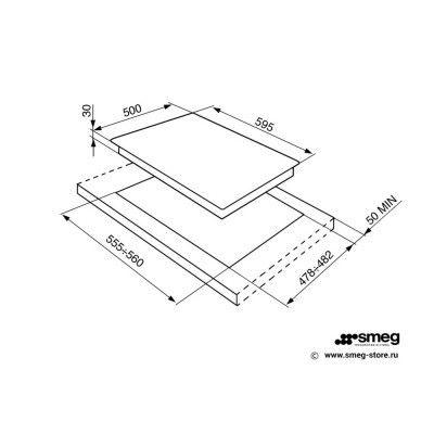 Варочная поверхность газовая SMEG SRV864AOGH акция Варочная поверхность газовая SMEG SRV864AOGH акция