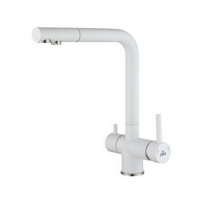 Смеситель PAULMARK Essen Es213020-431 белый матовый (с подкл. фильтра) Смеситель PAULMARK Essen Es213020-431 белый матовый (с подкл. фильтра)