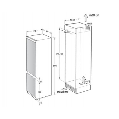 Холодильник GORENJE RKI 2181 A1 Холодильник GORENJE RKI 2181 A1
