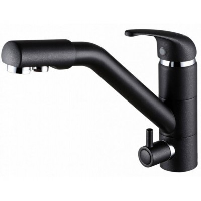 Смеситель PAULMARK Hessen He213017-418 чёрный металлик (с подкл. фильтра) Смеситель PAULMARK Hessen He213017-418 чёрный металлик (с подкл. фильтра)