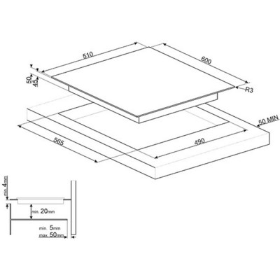 Варочная поверхность эл. SMEG SE364TD Варочная поверхность эл. SMEG SE364TD